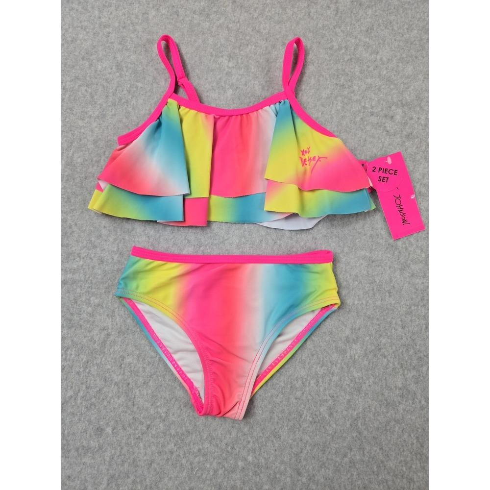 Betsy Johnson 2 pc Swimsuit Girls Size 2T Bikini‎ Bathing Suit Swimming Set NEW